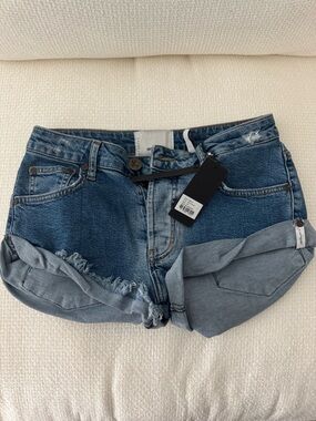One teaspoon soho blue bandits shorts
